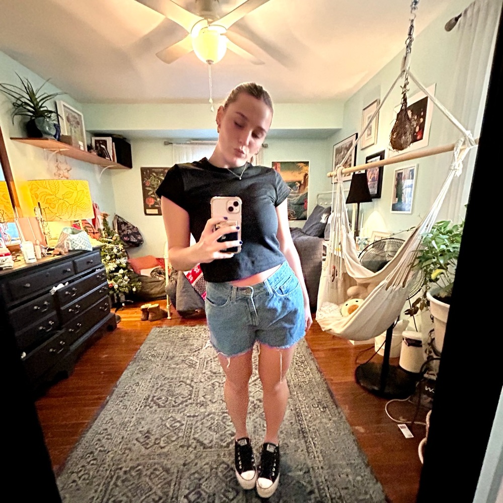 Vintage L.L. Bean denim shorts